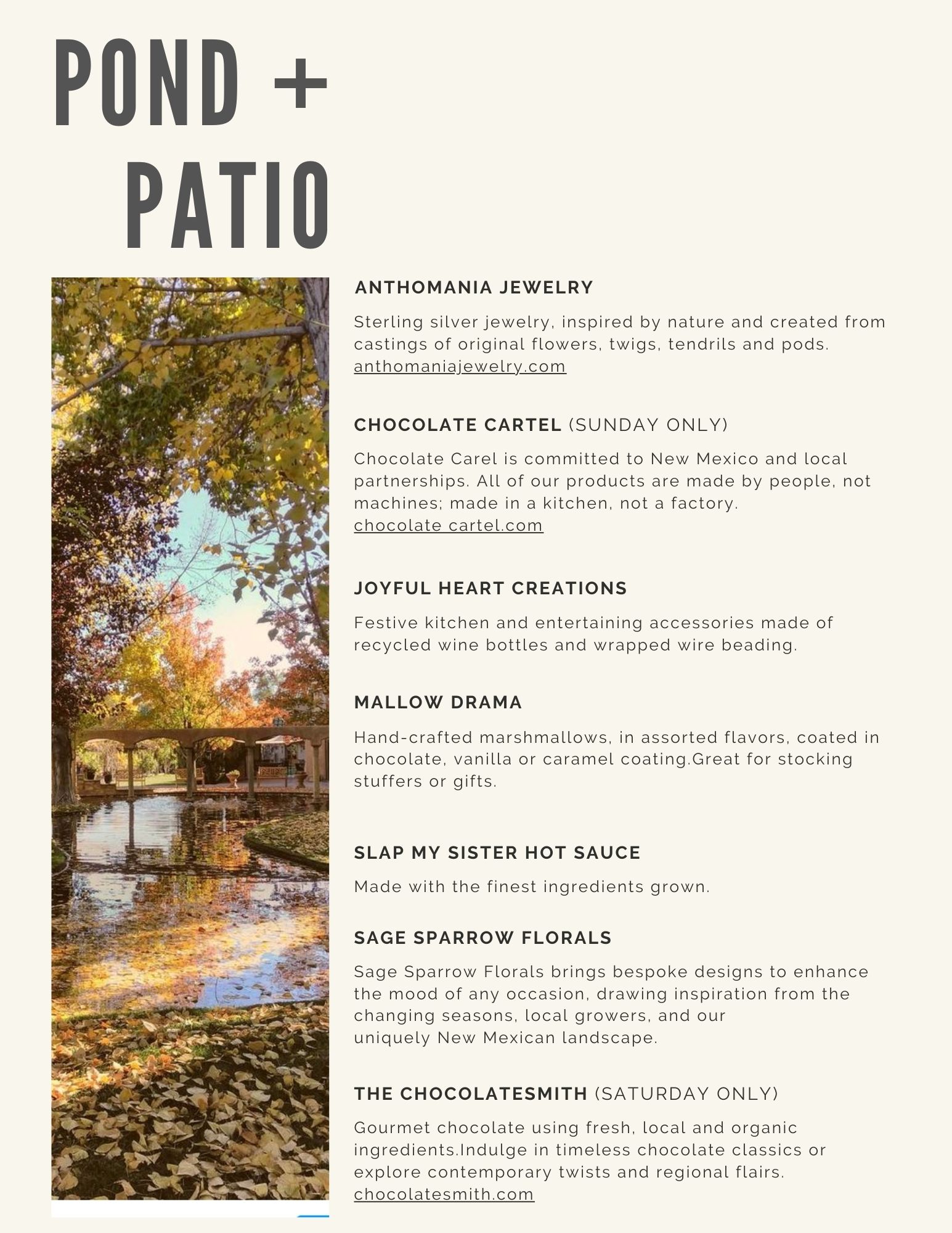 Pond + Patio Pond + Patio
